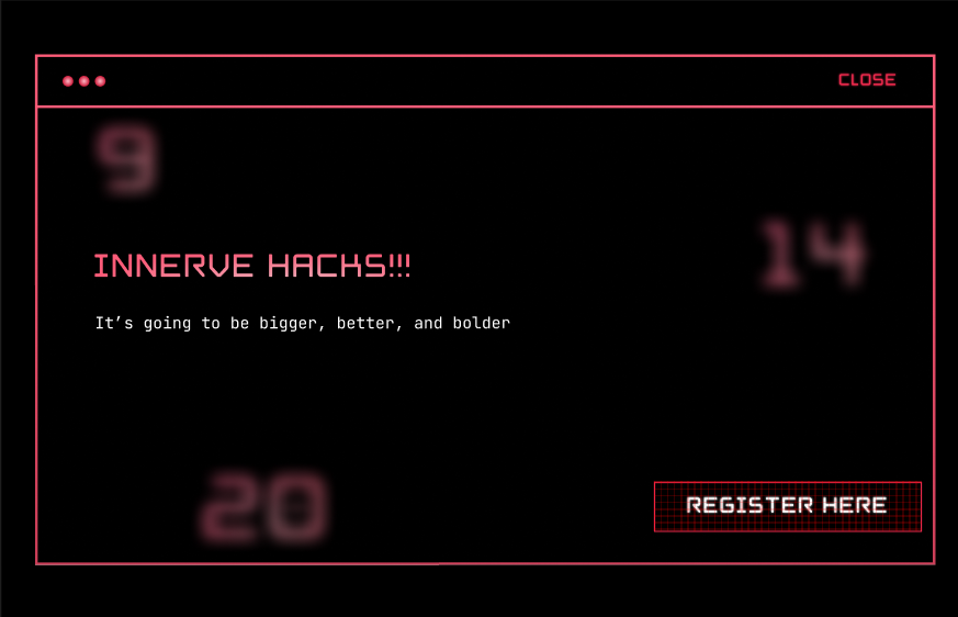 Innerve Hacks Website Design